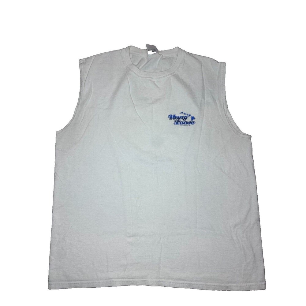 Vintage 90’s anvil hang loose cotton sleeveless t shirt size XL